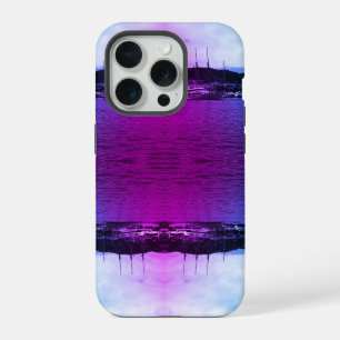 Coque iPhone 15 Pro Vintage Principauté de Monaco Le port