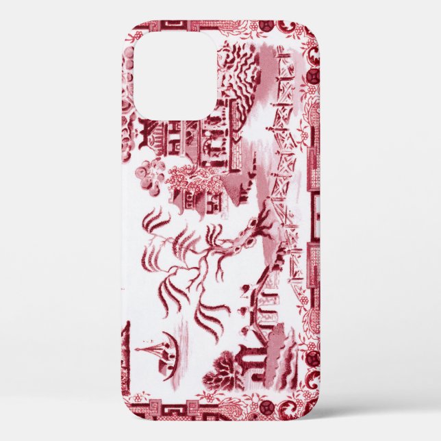 coque iphone vintage Red Willow (Verso)
