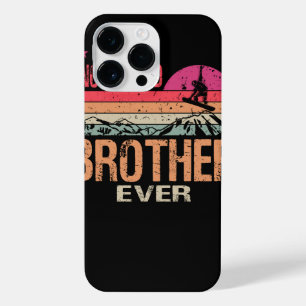 Coque Pour Pour iPhone 14 Pro Max Vintage Rétro Meilleur Frère de Snowboard Incroyab