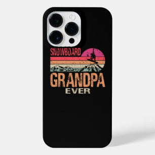 Coque Pour Pour iPhone 14 Pro Max Vintage Retro Meilleur Grand-Père De Snowboard Jam