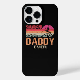 Coque Pour Pour iPhone 14 Pro Max Vintage Retro Meilleur Snowboard Daddy Jamais Drôl