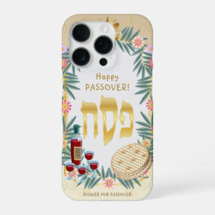 Coque iPhone 16 Pro Vintage Seder Pesser Kosher Pesach
