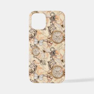 Coque iPhone 12 Mini Vintage Victorian Shabby Chic Country Motif