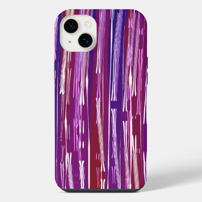 Coque iPhone Violet abstrait (Verso)