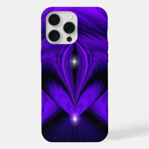 Coque iPhone 15 Pro Max Violet Fleur arc-en-ciel rêve deux étoiles