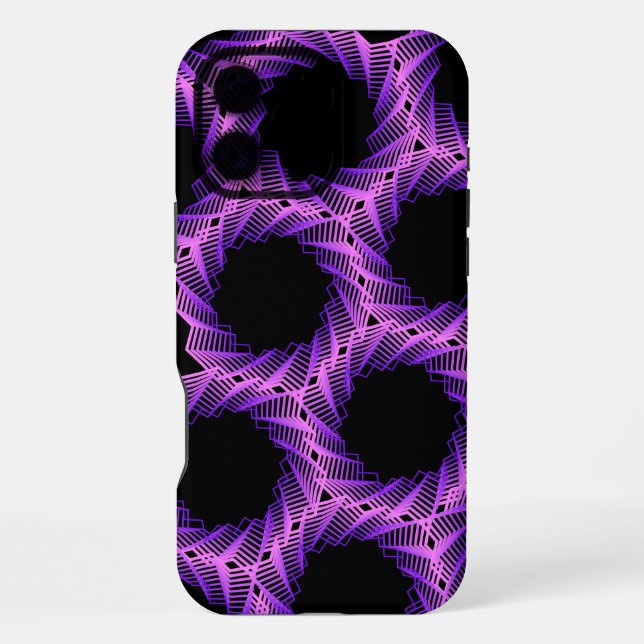 Coque iPhone Violet Gridlock (Verso)