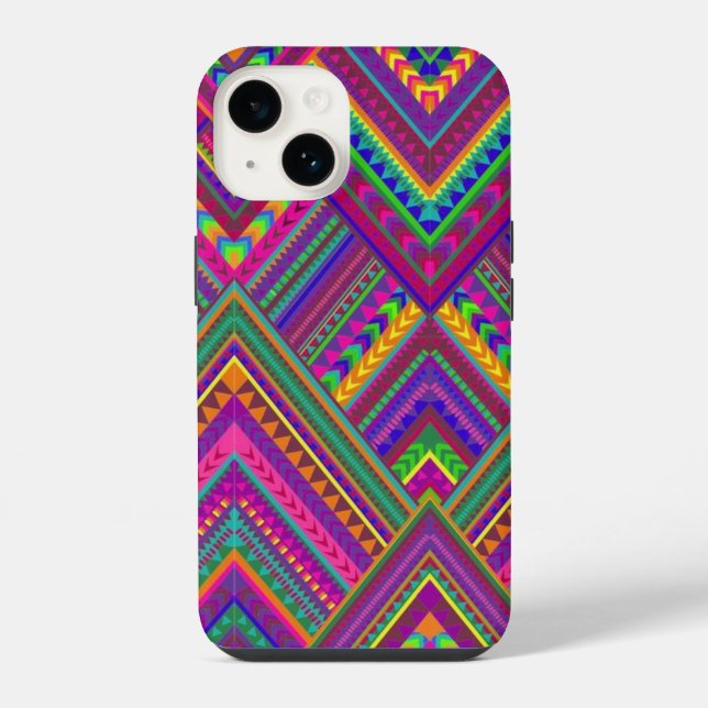Coque iPhone Violet vif (Verso)