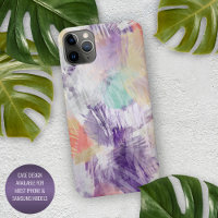 Violet violet Aqua Turquoise Coral Art Peinture