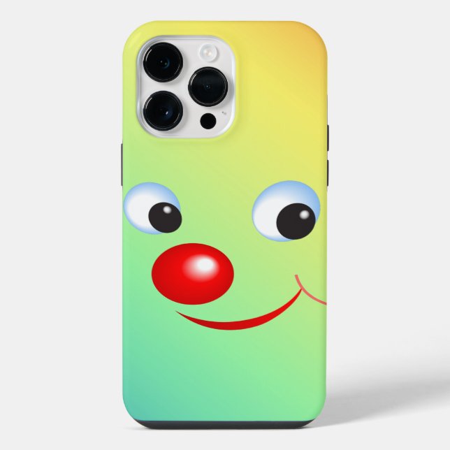 Coque iPhone Visage clown (Verso)