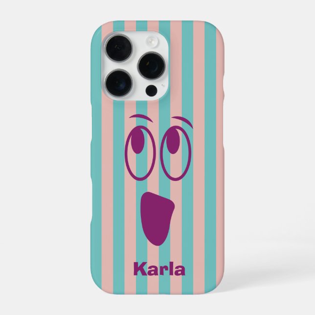 Coque iPhone Visage de Fantôme Amusant et Original (Verso)