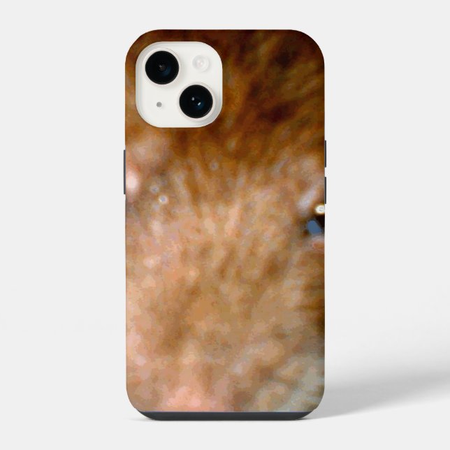 Coque iPhone Visage de rat mignon (Verso)
