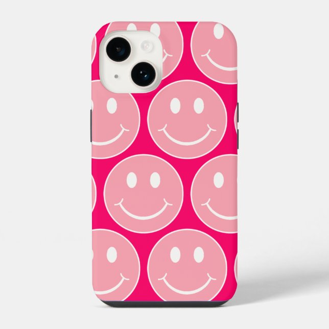 Coque iPhone Visage heureux (Verso)