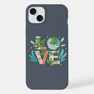 Coque iPhone 15 Plus 🌎🌿 Visions Verdoyantes : Étui de téléphone Éco A