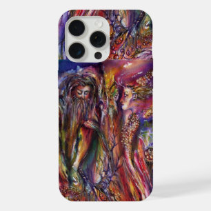 Coque iPhone 15 Pro Max VIVIEN ET MERLIN Rose Fantaisie Violette