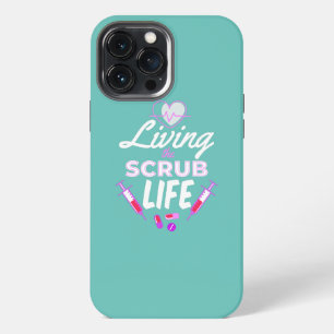 Etui iPhone 13 Pro Max Vivre la vie des blouses de travail Infirmière aux