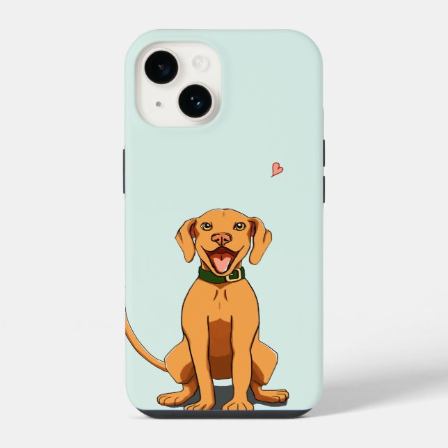 Coque iPhone Vizsla Love Simplistic Phone Case (Verso)