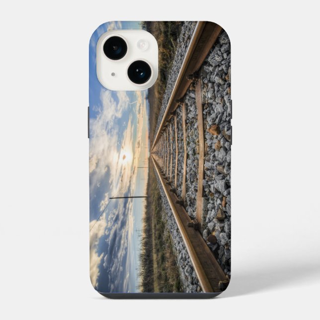 Coque iPhone Voies ferrées (Verso)