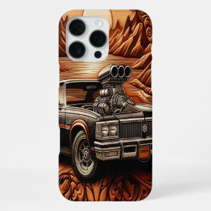 Coque iPhone 16 Pro Max Voiture classique sur des routes de rêve