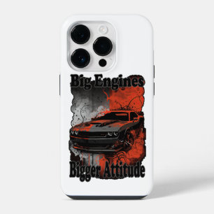Coque Pour iPhone 14 Plus Voiture Musclée Gros Moteurs Attitude Encore Plus