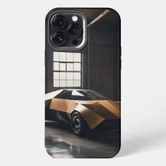 Etui iPhone 13 Pro Max "Voiture Polygonale Minimaliste : Rick Owens renco