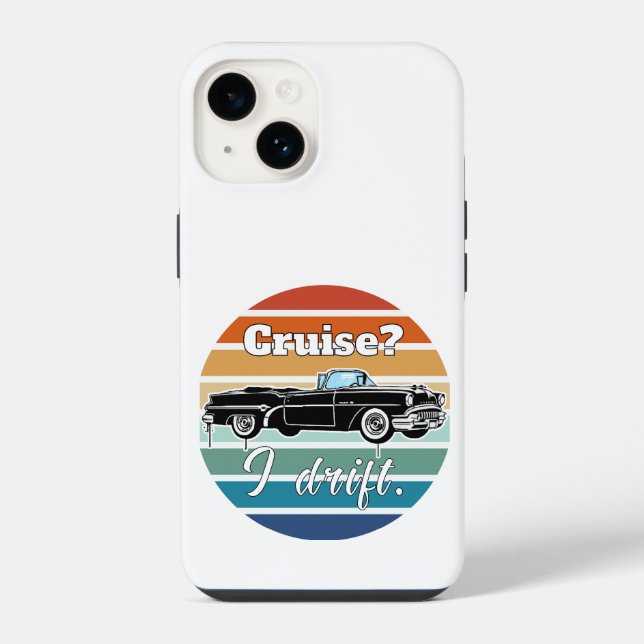 Coque iPhone voiture vintage (Verso)