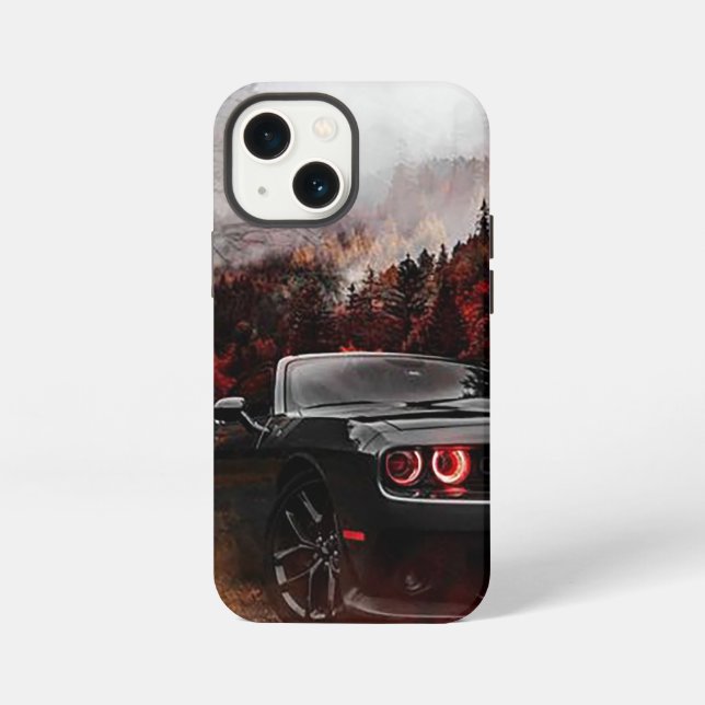 Coque iPhone voitures super noires  (Verso)