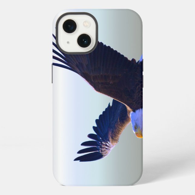 Coque iPhone Voler d'Eagle chauve (Verso)