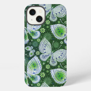 Etui iPhone 13 Voler vers l'extérieur Papillon Paisley Imprimer v