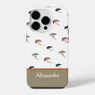 Coque Pour iPhone 14 Plus Volet truite Mouches de pêche Aquarelle