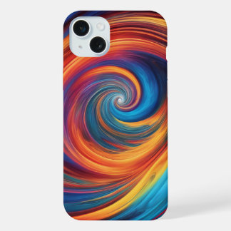 Coque iPhone 15 Plus Vortex coloré