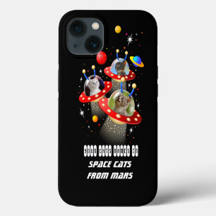 Etui iPhone 13 Vos chats dans un film de science-fiction UFO de v