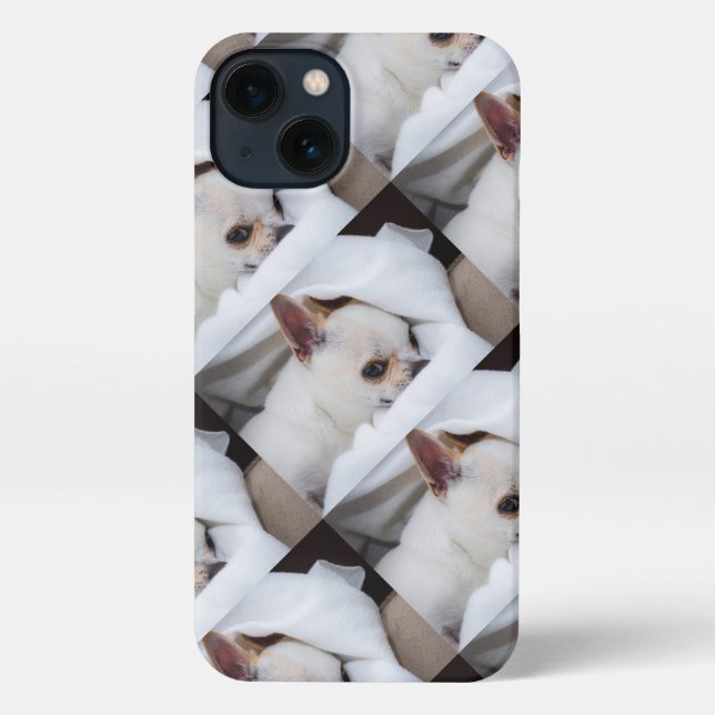 Coque iPhone Votre chiot chien de compagnie photo personnalisée (Verso)