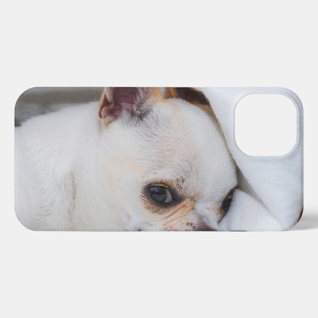 Coque iPhone Votre chiot chien de compagnie photo personnalisée (Verso Horizontal)