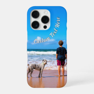 Coque iPhone 16 Pro Votre étui iPhone avec photo de votre animal et te