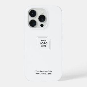 Coque iPhone 15 Pro Votre Logo Entreprise Corporate Moderne Minimali