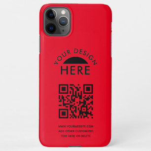 Coque iPhone 11Pro Max Votre logo et code QR Business Promotiona iPhone C