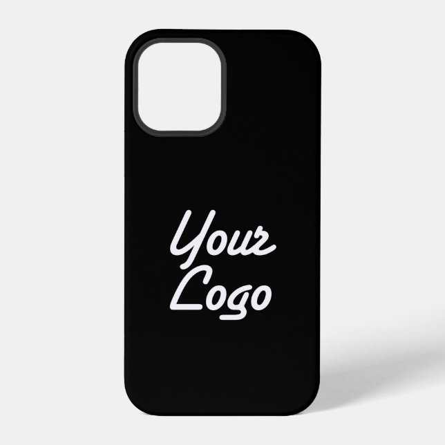 Coque iPhone Votre logo | Remplacement simple de logo (Verso)