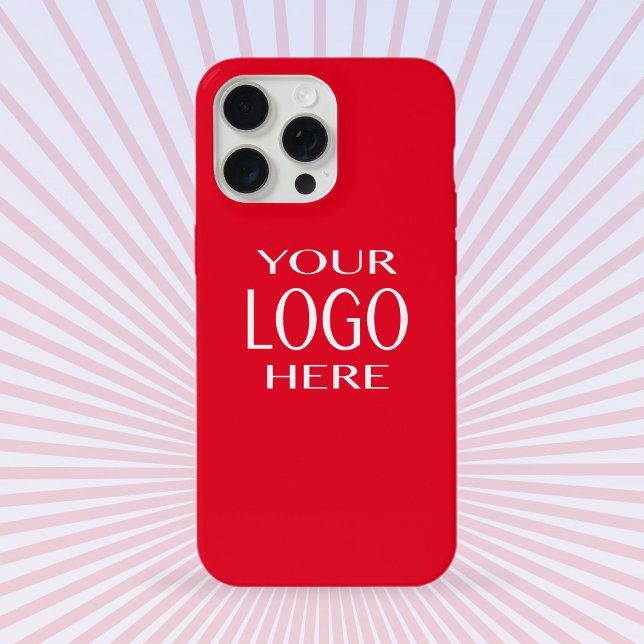 Coque iPhone Votre logo | Remplacement simple du logo (Créateur téléchargé)