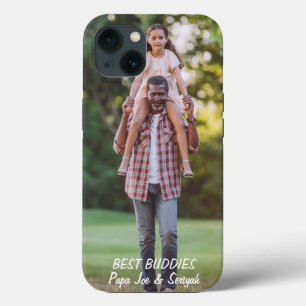 Etui iPhone 13 Votre photo personnalisée Grands-parents amis de