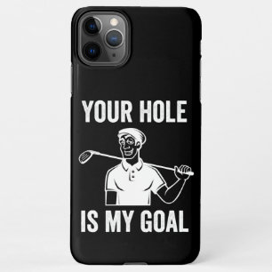 Coque iPhone 11Pro Max Votre trou est mon but golf, golfeurs