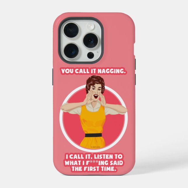 Coque iPhone Vous appelez ça rabâcher. (Verso)
