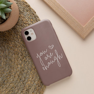 Etui iPhone 13 Vous Êtes Assez   Citation Inspirationnelle Lettré