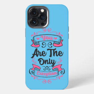 Etui iPhone 13 Pro Max Vous êtes la seule exception, Paramore la citation