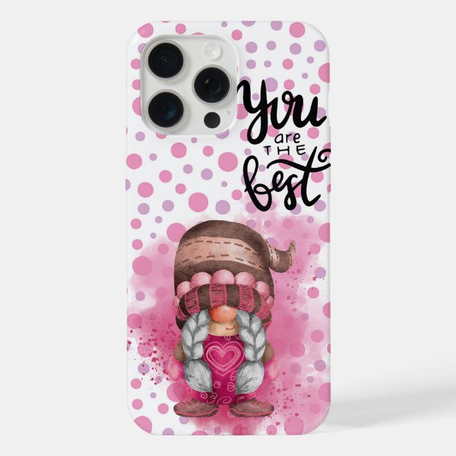 Coque iPhone Vous Êtes Le Meilleur Gnome (Verso)