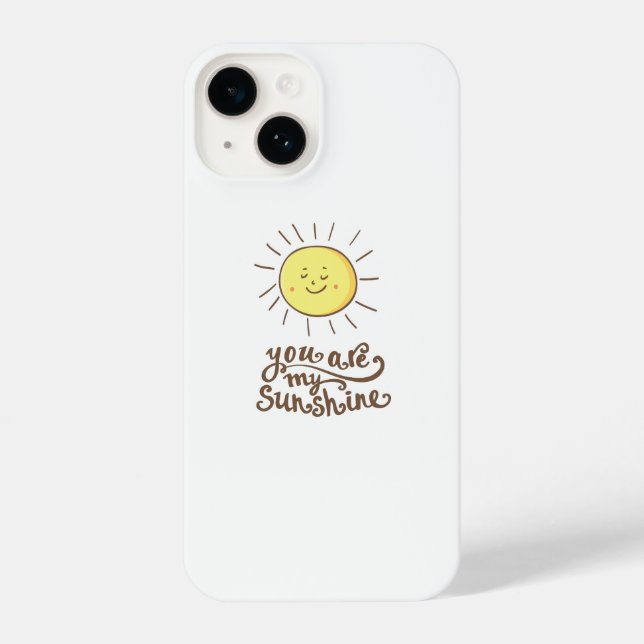 Coque iPhone Vous Êtes Mon Soleil (Verso)