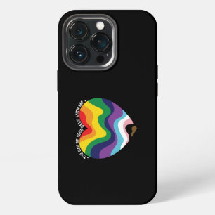 Etui iPhone 13 Pro Vous pouvez être vous-même avec moi LGBT Transgenr