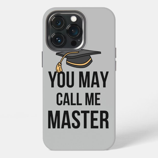 Coque iPhone Vous Pouvez M'Appeler Maître. (Dos)