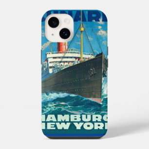 Coque Pour iPhone 14 VOYAGE vintage OCEAN LINER