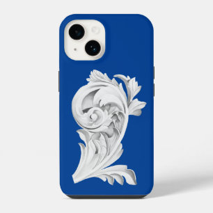 Coque Pour iPhone 14 Vrilles de marbre sur un étui de téléphone