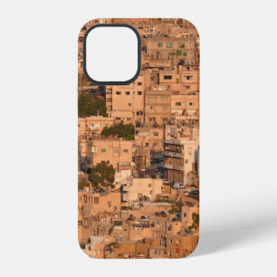 Coque iPhone 12 Vue aérienne sur une ville arabe. Amman. Jordanie.